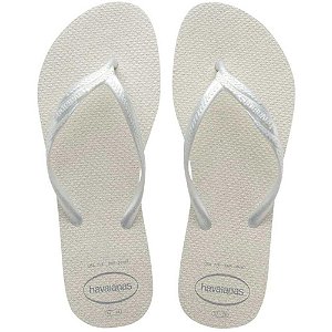 Chinelo Havaianas Fantasia Gloss Branco - 35/36