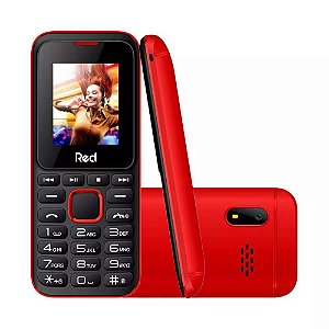 Celular Red Mobile Fit Music II Bluetooth 2 Chips M011G Vermelho