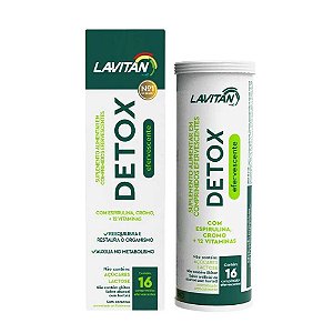 Comprimidos Detox Suplemento Alimentar Lavitan Efervescente