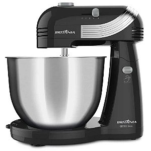 Batedeira Britânia BBT350 350W Preta/Inox - 127V