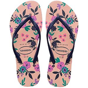 Chinelo Havaianas Slim Romance Rosa Ballet - 35/36