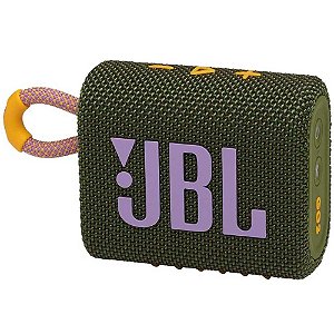 Caixa de Som JBL GO3 com Bluetooth 4.2W - Verde Escuro