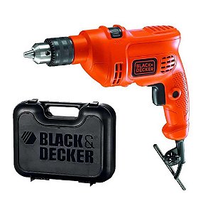 Furadeira de Impacto Black Decker C/ Maleta TM500KB9-BR - 127V