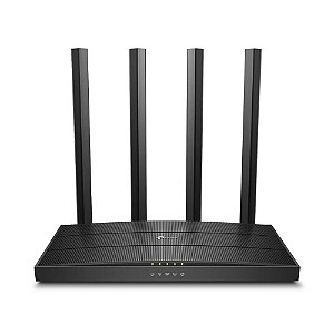 Roteador Tp-Link 4 Antenas Gigabit AC1200 Archer C6 - Preto