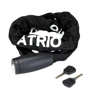 Cadeado com Corrente 8mm BI098 Atrio - Preto