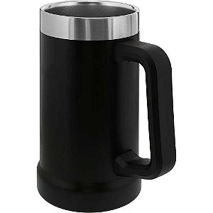 Caneca Térmica P/ Cerveja Mimo Style 700ml - Preto