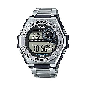 Relógio Masculino Casio Digital MWD-100HD-1AVDF Prata