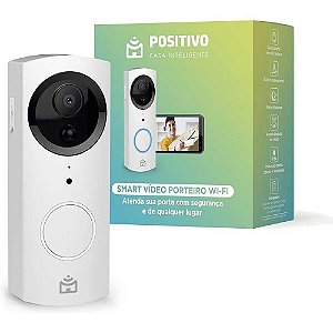 Smart Vídeo Porteiro Wi-fi Positivo - Branco