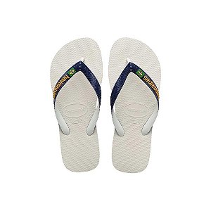 Chinelo Havaianas Top Mix BR Branco - 37/38