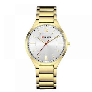 Relógio Feminino Curren Analogico 8280 GN50003 Dourado