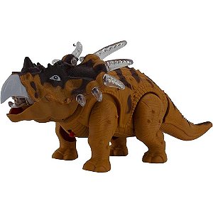 Dinossauro Estiracossauro Luz Som e Movimento Etitoys BQ-002