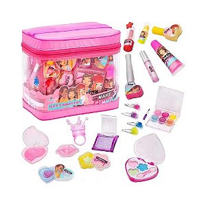 Bolsa Kit de Maquiagem Infantil MakeBrinq Polibrinq Ref.MK03