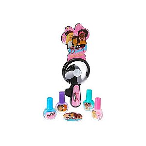 Kit Maquiagem Infantil Polibrinq Unhas Com Tatuagens MK05