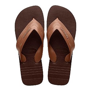 Chinelo Havaianas Hybrid BE Café - 45/46