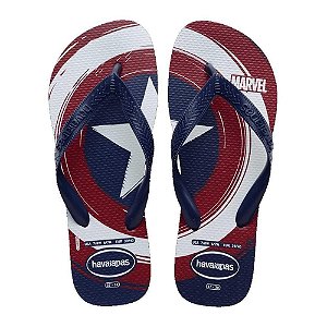 Chinelo Havaianas Top Marvel LGMN Marinho/Marinho - 37/38