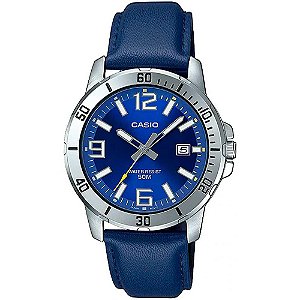 Relógio Masculino Casio Analogico MTP-VD01L-2BVUDF Azul
