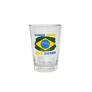 Copo P/ Cerveja Caldereta Brasil Vamos Jogar Com Garra 300ml