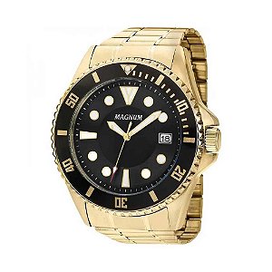 Relógio Masculino Magnum Analogico MA33059U - Dourado