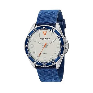 Relógio Masculino Mondaine Analogico 32434G0MVNJ3 Prata/Azul