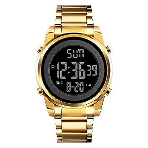 Relógio Masculino Skmei Digital 1611 SK40161 Dourado