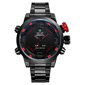 Relógio Masculino Weide Anadigi WH-2309B 10149 Vermelho