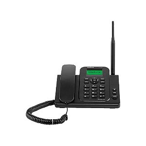Telefone Celular Fixo GSM Intelbras Preto - CF4202N