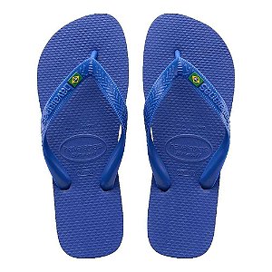 Chinelo Havaianas Brasil Azul Naval - 37/38