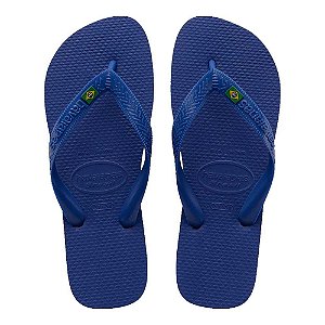 Chinelo Havaianas Brasil Marinho - 39/40