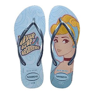 Chinelo Havaianas Slim Princesas Vento - 35/36