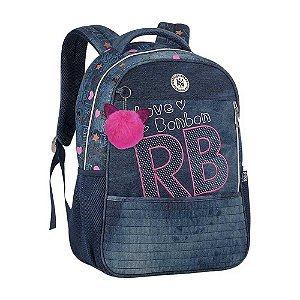 Mochila Costa Clio Rebecca Bonbon Jeans RB3165 Azul Escuro