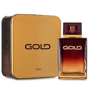 Perfume Masculino Ciclo I'Man Gold Lata Deo Colônia - 100ml