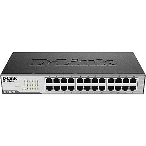 Switch D-Link 24 Portas 10/100Mbps Fast-Ethernet DES-1024D