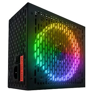 Fonte de Alimentação Bright ATX RGB 650W Cód.FT003 Bivolt