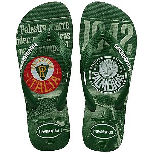 Chinelo Havaianas Top Times Palmeiras Amazônia - 39/40