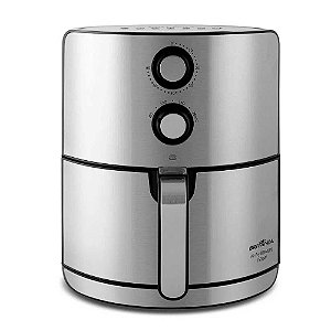 Fritadeira Air Fryer Britânia 4,6L 1500W BFR46PI Prata 127V