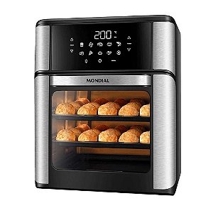 Fritadeira Air Fryer + Forno Mondial 2000W AFO-12L-BI 127V