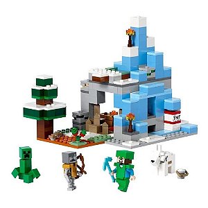LEGO Minecraft Os Picos Gelados 304 Peças 8+ Ref.21243