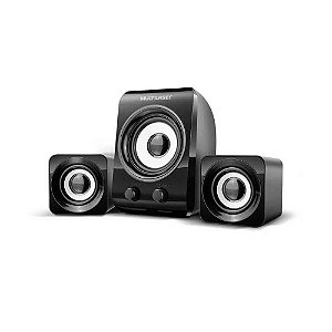 Caixa de Som 2.1 Com Subwoofer Multilaser USB 14W RMS SP172