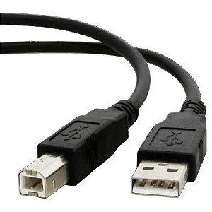 Cabo USB Para Impressora Multilaser USB A x USB B 2.0 WI027