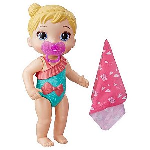 Boneca Bebê Baby Alive Banhos Carinhosos Loira Hasbro E8716