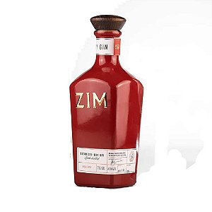 Gin Zim Rubi Red Botanical Dry Gin 40% Alcool - 750ml