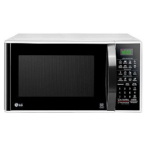 Micro-ondas LG Easy Clean 30L Solo MS3091BCA Branco 220V