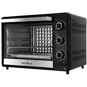 Forno Elétrico Britânia 40 Litros 1500W BFE45PI Preto 220V