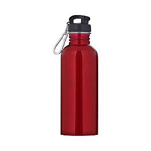 Garrafa de Aço Inox Mor Water To Go 750ml Ref.8057 Vermelho