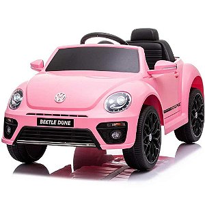 Mini Carro Elétrico Importway 6V Beetle Dune BW274RS - Rosa