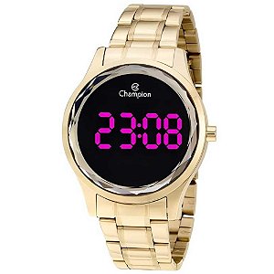 Relógio Feminino Champion Digital CH48019H - Dourado