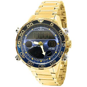 Relógio Masculino Tuguir AnaDigi KT1147-TU TG30260 - Dourado