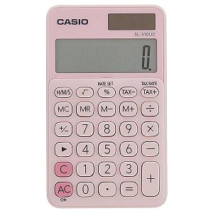 Calculadora Portátil Casio 10 Dígitos SL-310-UC-PK Rosa