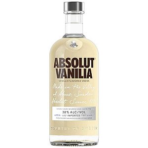 Vodka Absolut Vanilia Sabor Baunilha 38% Alcool - 750ml