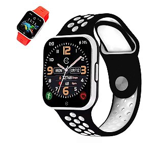 Smartwatch Champion 2 Pulseiras C033 CH50033T Preto/Vermelho